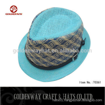 beautiful blue baby fedora hats cheap wholesale kids hat